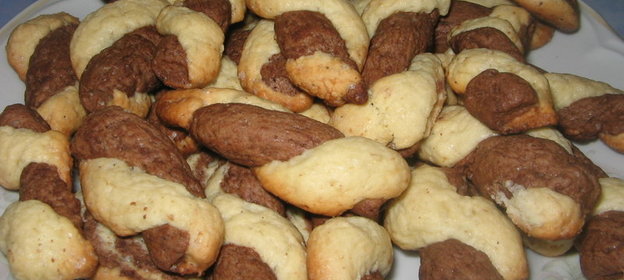 Печенье двухцветная спиралька