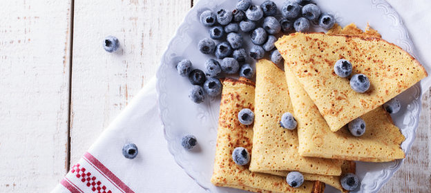 Ванильные блинчики с ромом