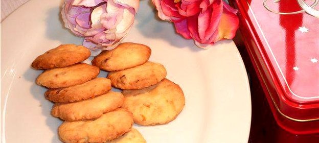 Лимонно-абрикосовое печенье