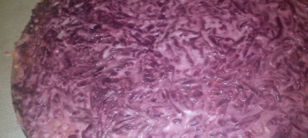 Селедка под шубой постная