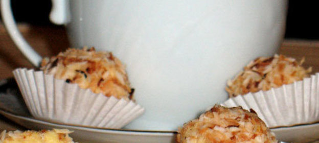 Конфеты Абрикосовые шарики с белым шоколадом