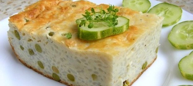 Запеканка из риса в духовке