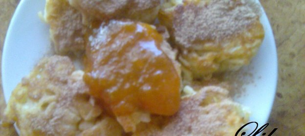 Оладушки с макаронами Муравейнички