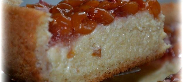 Торт Нежнейший с черешней под желе