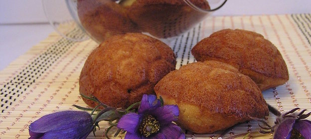 Маффины яблочно-ананасовые на перепелиных яйцах