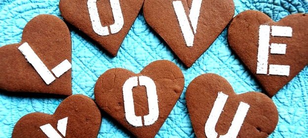 Печенье на день влюбленных