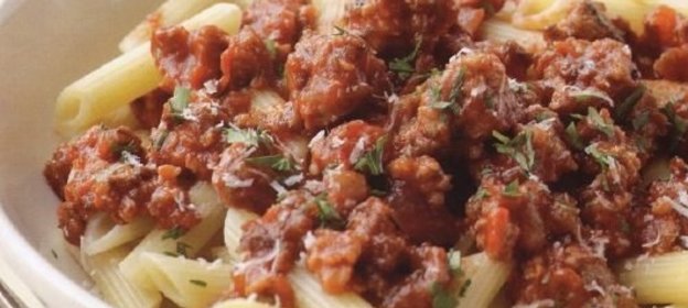 Макароны с итальянскими колбасками