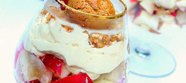 Персиковый десерт Амаретто