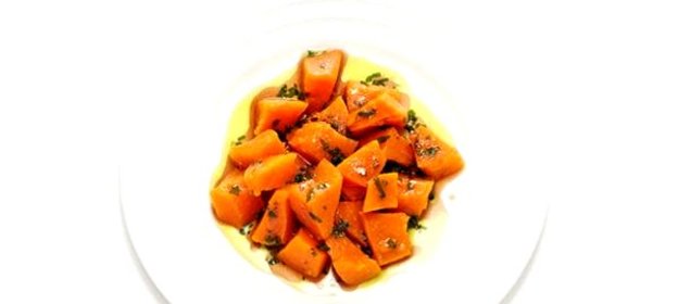 Тыква медовая на пару