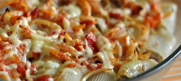 Макароны фаршированные в духовке