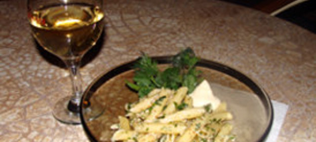 паста в орехово-сырном соусе