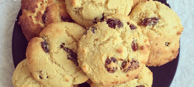 Печенье с изюмом без глютена