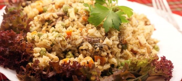 Паста с мясом и овощами