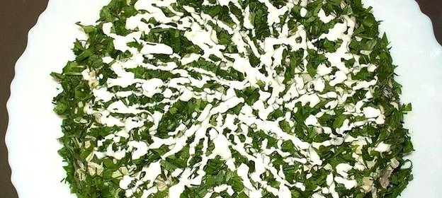 Салат из ставриды горячего копчения