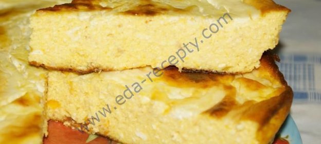 Запеканка творожная с тыквой