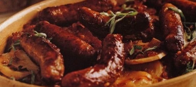 Лапша с мясным лимонным соусом