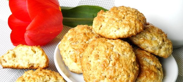 Овсяное печенье с творогом