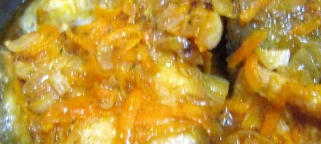 Судак жареный под маринадом