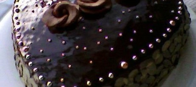 Шоколадный торт С праздником св.Валентина