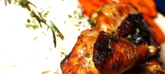 Куриные ножки с розмарином и тимьяном