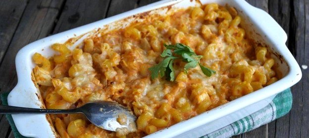 Запеченная паста с тыквой