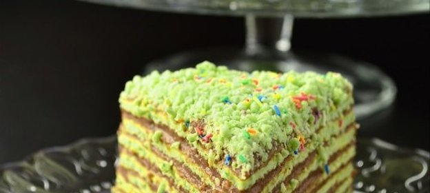 Торт «Шпинат-шоколад»