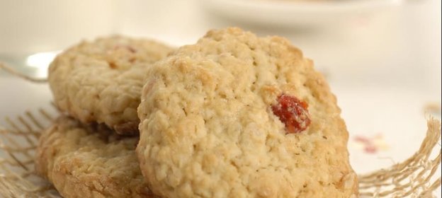 Овсяное печенье с клюквой