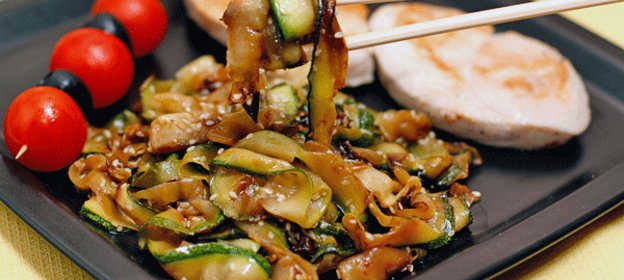 Лапша из цуккини