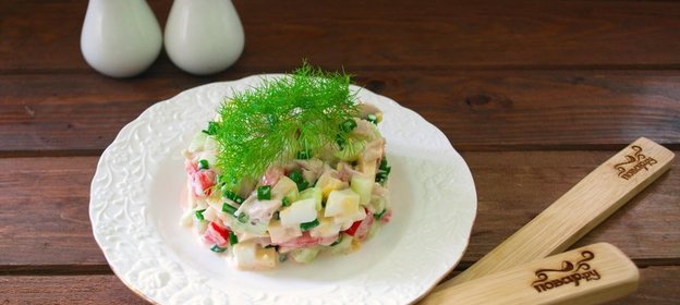 Салат Бахор с курицей