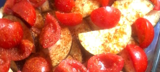 Запеканка с баклажанами и говядиной