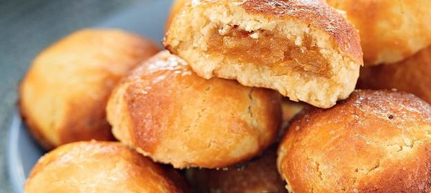 Печенье с ананасовым джемом