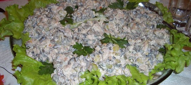 Салат Просто куриный