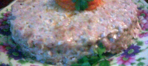 Куриная запеканка с овсяными хлопьями с пряным густым соусом