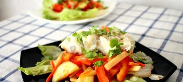 Рыбный салат из трески