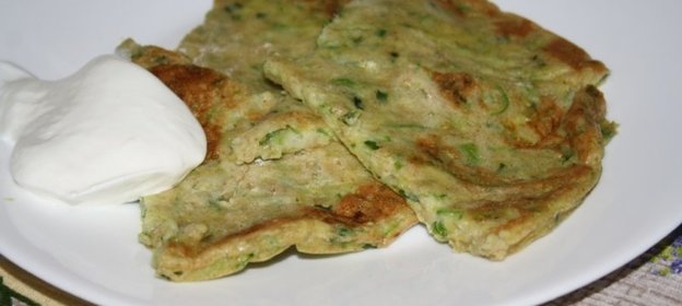 Диетическая кабачковая лепешка