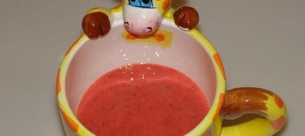 Клубничный сорбет из клубники