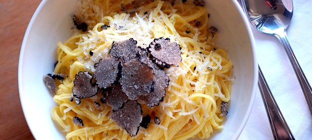 Макароны с трюфелями