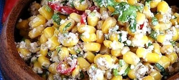 Кукуруза с орехами