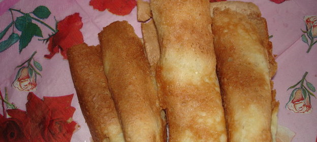 Безешные трубочки со сгущенкой