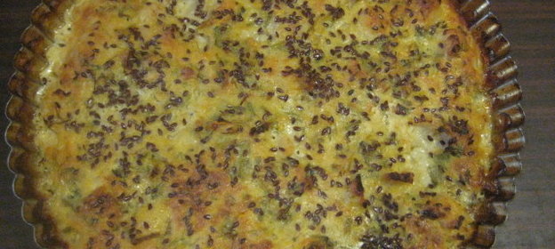 Запеканка с льняным семенем