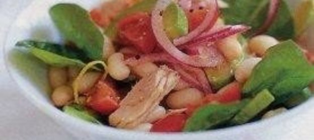 Салат из фасоли и тунца