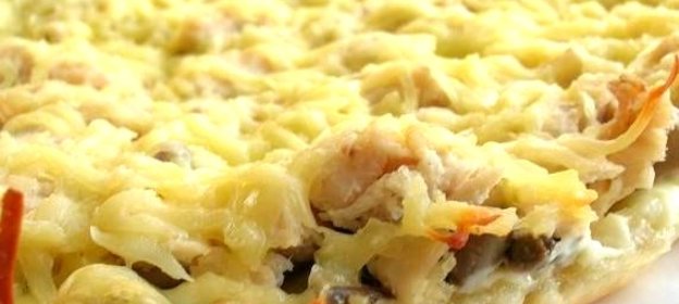 Пицца из песочного теста