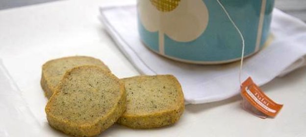 Печенье с чаем и апельсиновой цедрой