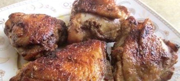 Курица с корочкой в мультиварке