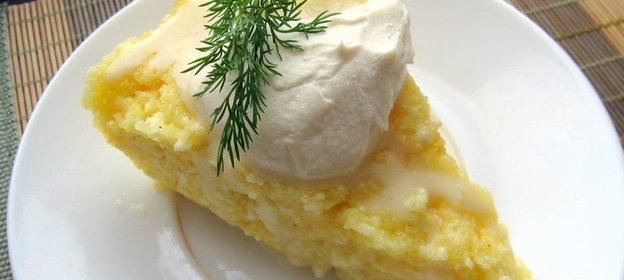 Творожная запеканка в микроволновке