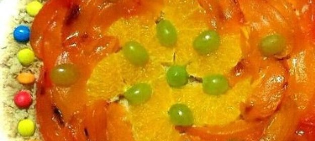 Запеканка из хурмы и творога