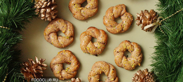Печенье «Рождественские венки»