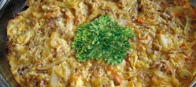 Гречневая запеканка с овощами