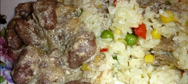 Куриные желудки в мультиварке