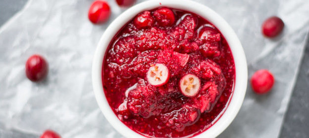 Клюквенно-яблочный соус